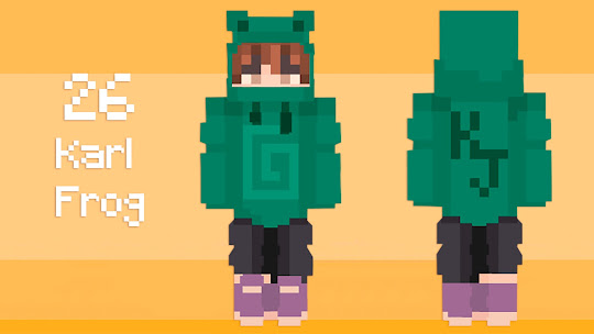 minecraft skins Karl Frog Hoodie