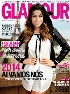Magazine Cover : Sabrina Sato Magazine Photoshoot Pics on Glamour Magazine Brazil Dezembro 2013 Issue 