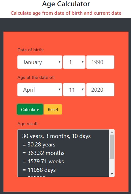 DATE OF BIRTH | Age Calculator Using JavaScript | Beginner