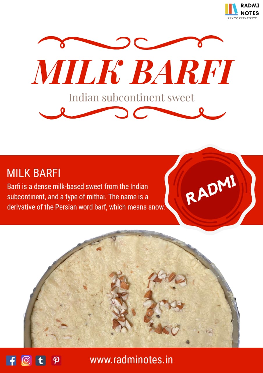 Milk Barfi