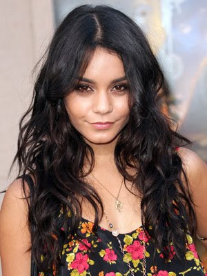 vanessa hudgens curly hairstyles. The Big waves of Long Curly
