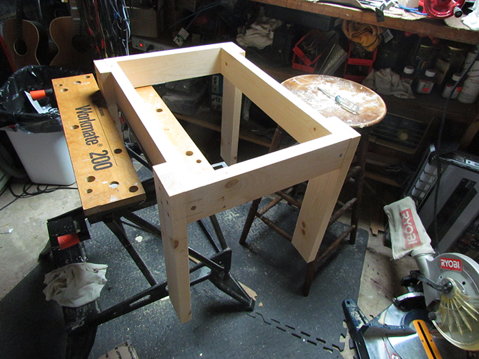 Small DIY Pine Table/Stand for Equipment Rack Crawls ...