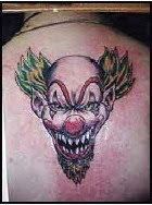 clown tattoos design