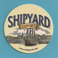 Shipyard Brewery bar coaster