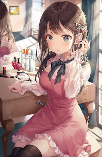 Cute Anime Girl Background Wallpapers - Hd Anime Girl Wallpapers For Android, Iphone,etc.