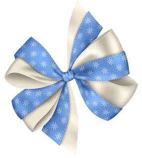 Christmas in Blue Clip Art. 