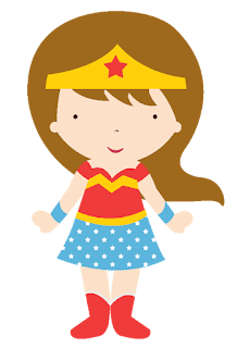 Wonder Woman Baby Clipart.