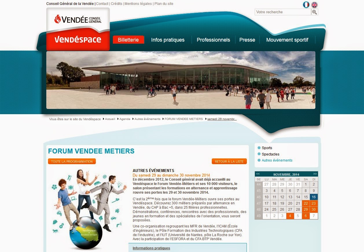http://vendespace.vendee.fr/Agenda/Autres-evenements/FORUM-VENDEE-METIERS/samedi-29-novembre-2014-dimanche-30-novembre-2014