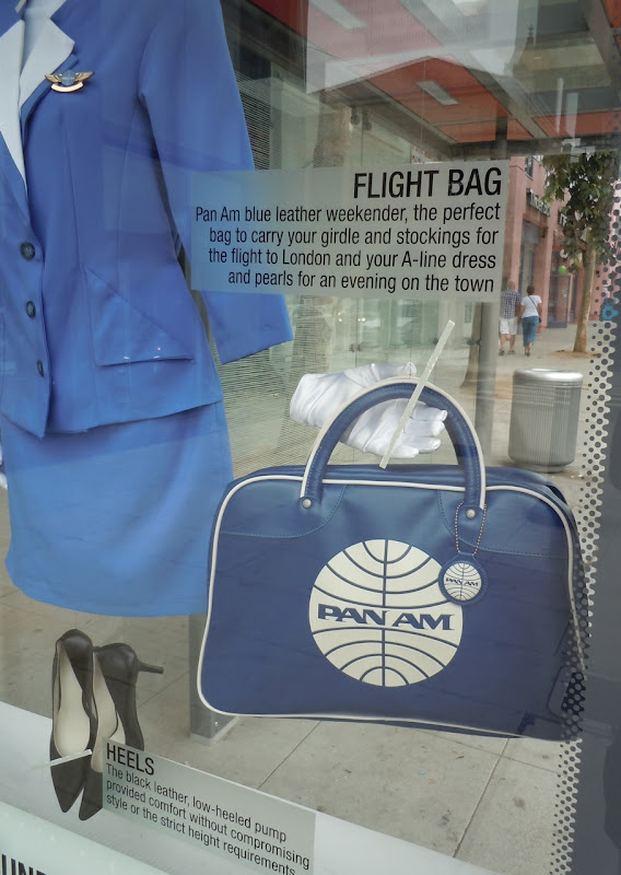 Pan Am bus shelter flight bag