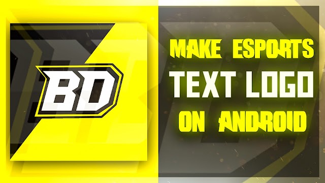 How To Make eSports Text Logo On Android | New Method | Pros Graphics | PT world | Free Fire Logo