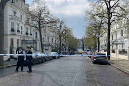 Polisi Amankan Pengemudi Mobil yang Melaju Kencang ke Kedubes Ukraina di London