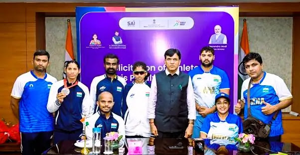 Union Minister Congratulates Indian Para-Athletics Contingent on their Inspiring Paris Paralympics Journey