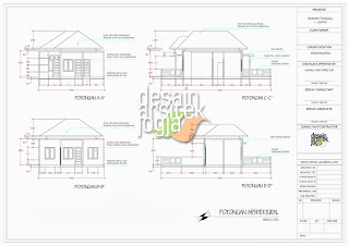 Gambar CAD Arsitektural karya Desain Arsitek Jogja