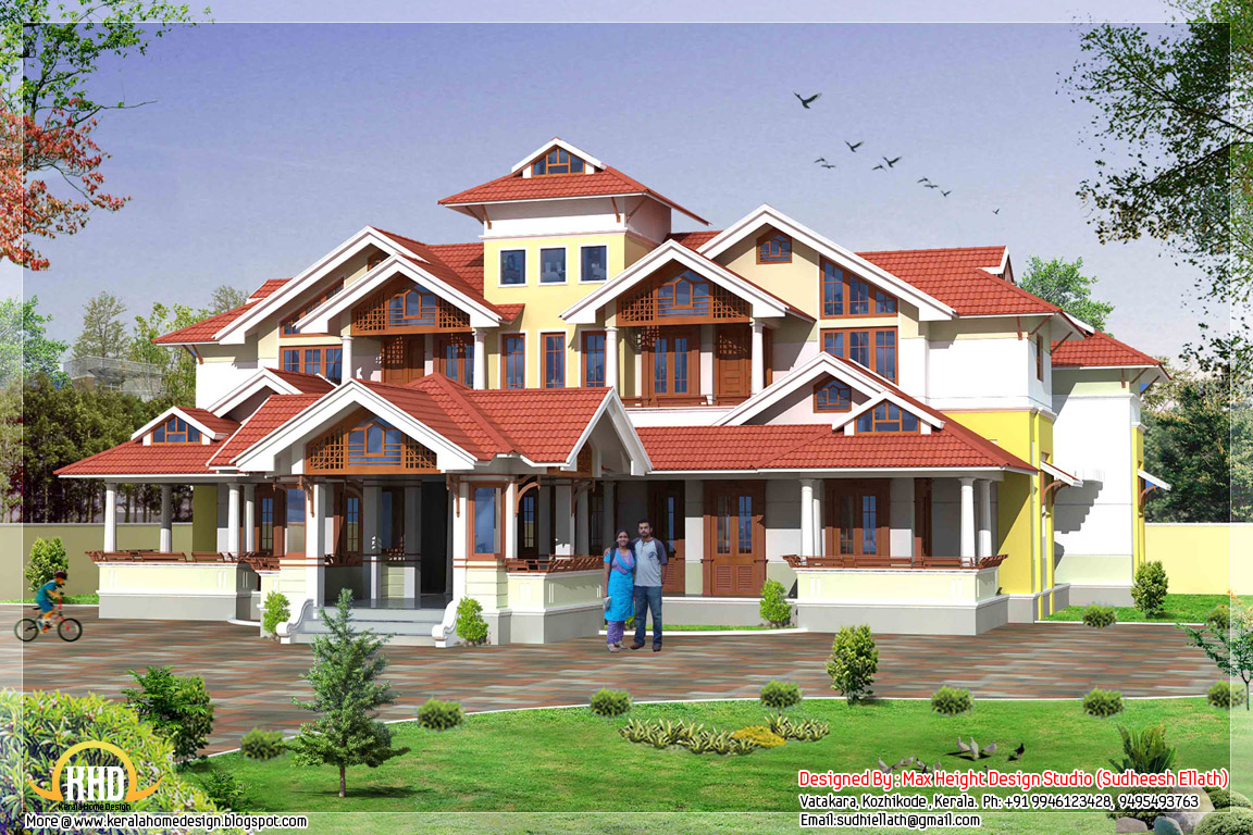 Super luxury Kerala  mansion 7450 Sq Ft Indian  Home  Decor
