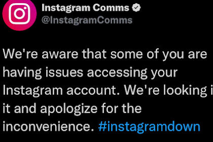 Instagram account suspended
