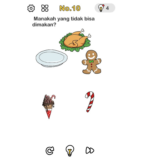 Manakah yang tidak bisa dimakan?