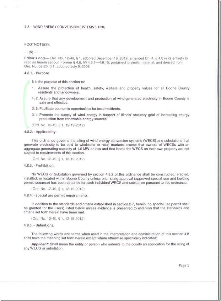 2015 Text amendment on wind   Page 1