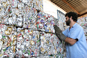 Usina de reciclagem de lixo