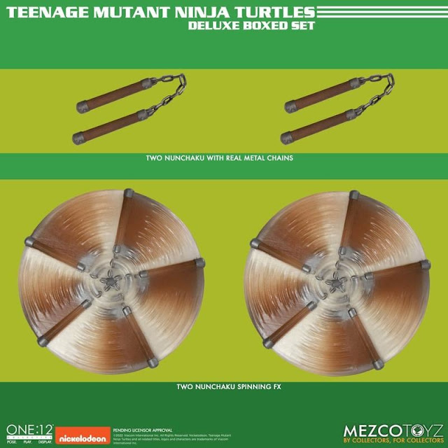 Mezco ONE 12 COLLECTIVE Teenage Mutant Ninja Turtles Deluxe Boxed Set