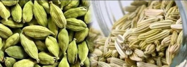 Eat only a pinch of fennel and green cardamom after meals and get rid of these serious health problems.