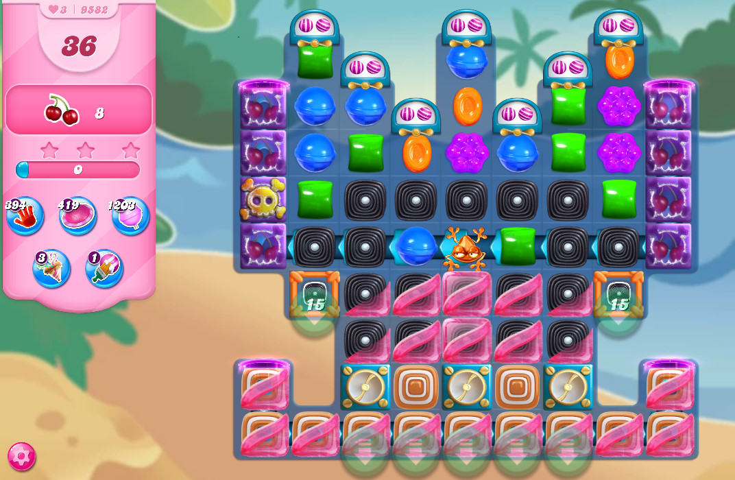 Candy Crush Saga level 9582