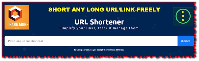 URL Shortner ,How to short website long Links ,Youtube link Shortner,Free URL shortner,Learnmoretrick