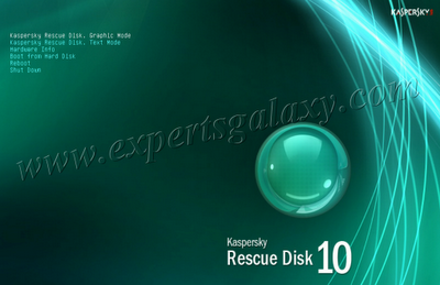 Rescue Disk Environment Selection
