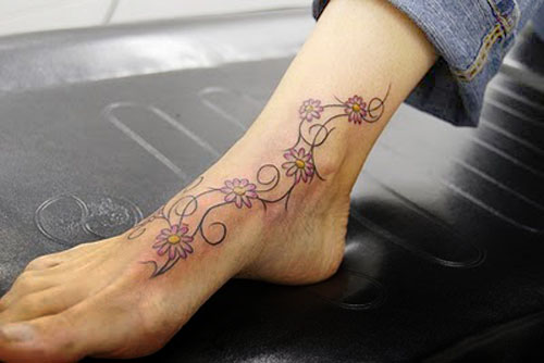 vine tattoo designs. beautiful vine tattoo designs