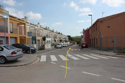 SANT JAUME DELS DOMENYS-PUIG DE LA TIULA, carrer Montserrat al nucli de població de La Carronya