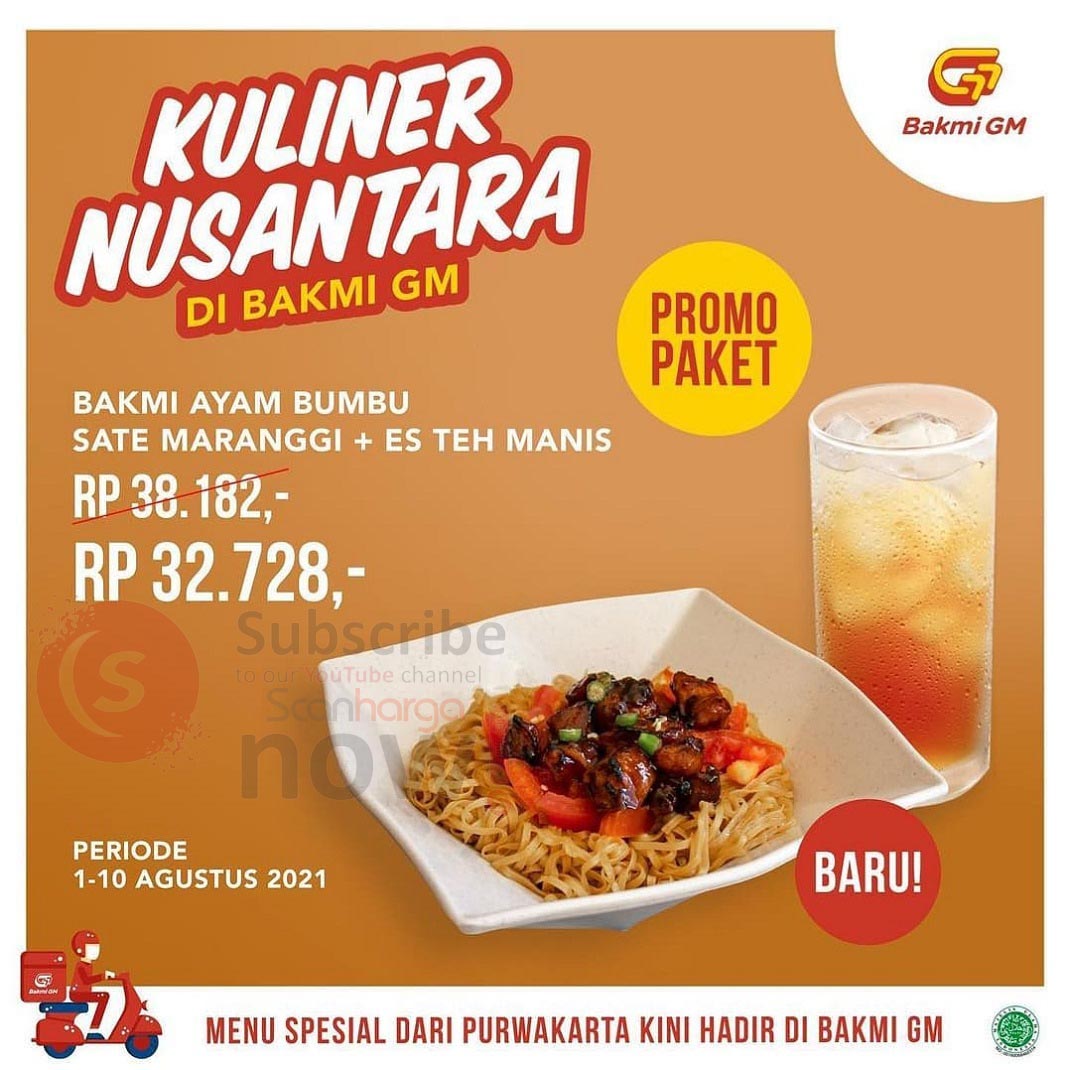 BAKMI GM Promo Paket Kuliner Nusantara harga hanya 30 Ribua-an*