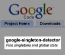 Singleton Detector Screenshot