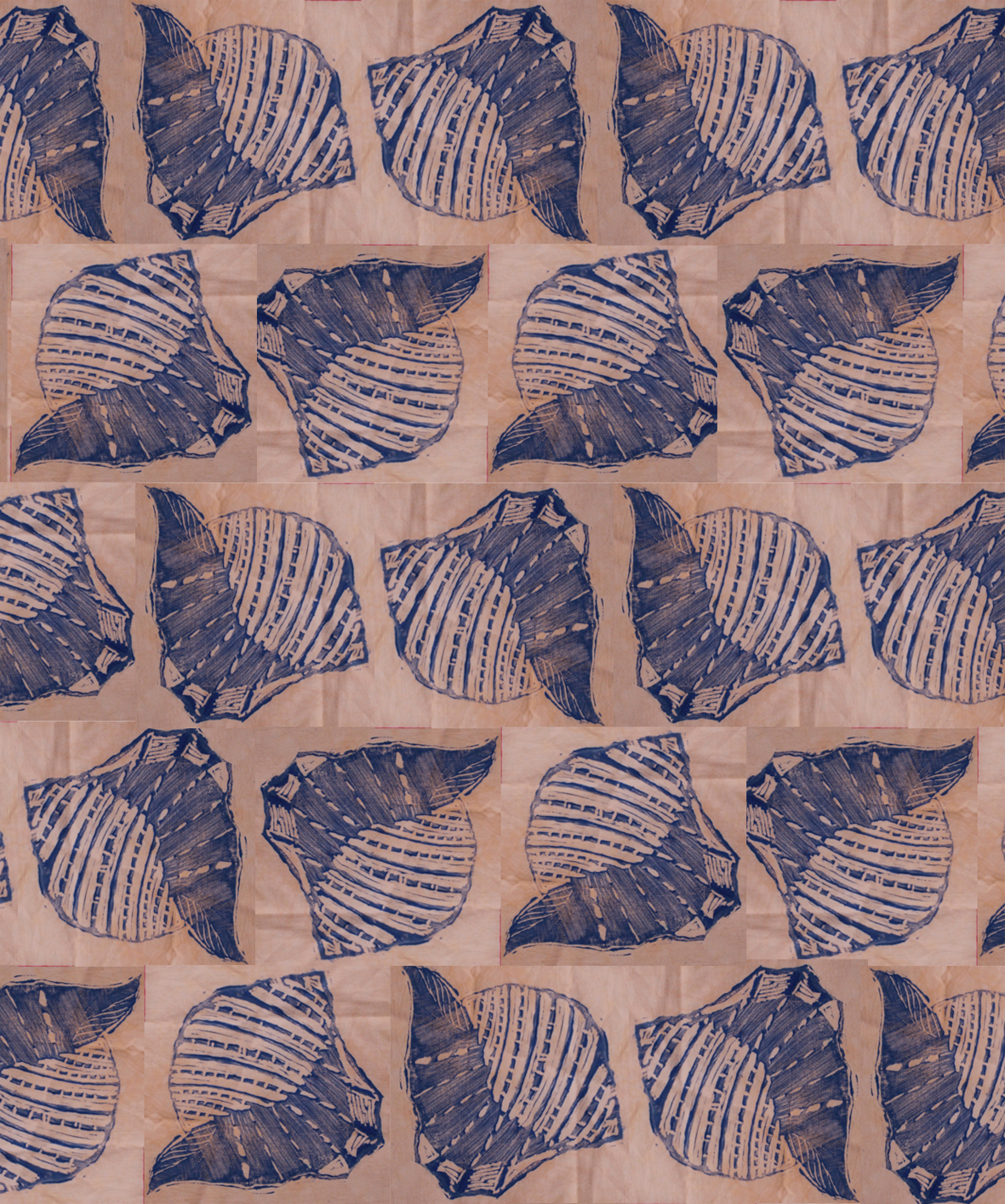 Sea Shell Fabric Design
