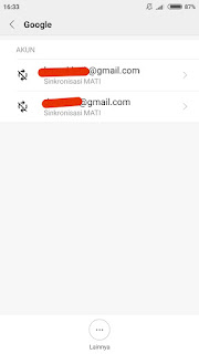 Cara menghapus akun google di hp xiaomi + gambar