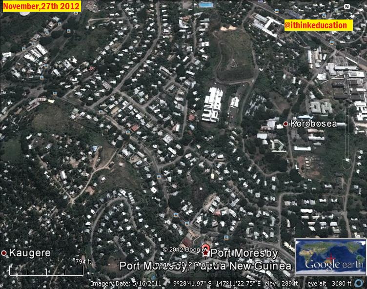 Contoh Makalah: Hasil Peta Pencitraan dari Google Earth 