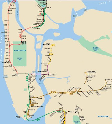 new york map subway. new york city subway map. new