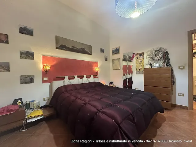 Camera da letto matrimoniale spaziosa - Appartamento Grosseto centro