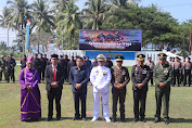 Pelaksanaan Upacara Peringatan HUT TNI Ke-78 Di Mako Lanal Melonguane Berlangsung Khidmat