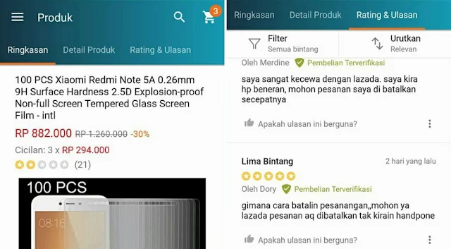 Dikira HP Xiaomi harga murah, pembeli Lazada protes