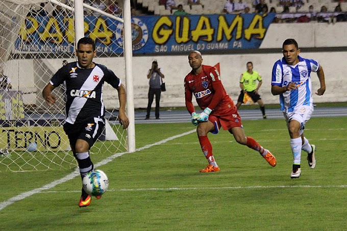 Vasco leva virada do Paysandu no segundo tempo e perde a liderança do Brasileiro