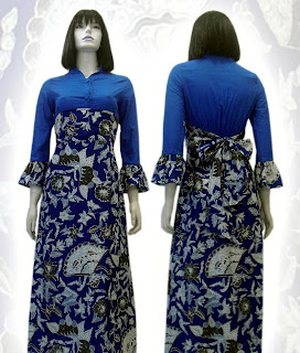 a MODEL BAJU BATIK WANITA MODERN