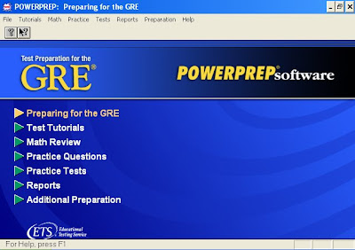 GRE PowerPrep II Software