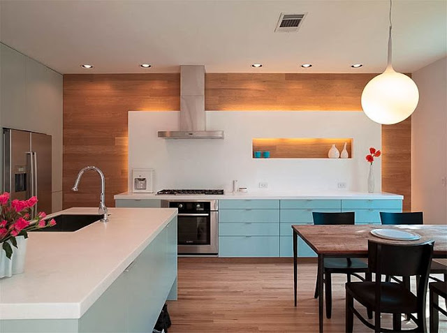 cozinhas com decoração predominante azul - blue kitchen