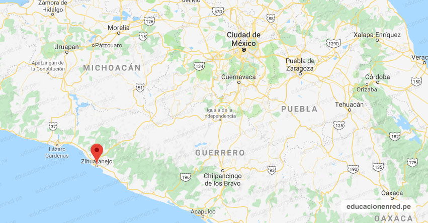 Temblor en México de Magnitud 4.6 (Hoy Miércoles 1 Mayo 2019) Sismo - Epicentro - Zihuatanejo de Azueta - Guerrero - SSN - www.ssn.unam.mx