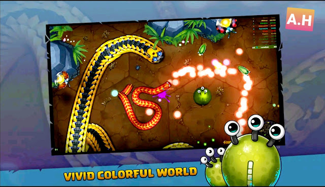 شرح وتثبيت لعبة الثعبان الشهيرة Little Big Snake الممتعة والمجانية online على هواتف الاندرويد