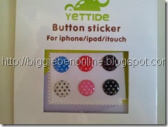 iphone button sticker - dotted kitty