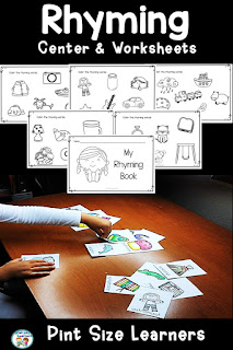 Rhyming Words | Activities Booklet The ability to recognize and generate rhyming words will help use known words to decode new words.  Recognizing-skills often come before generating – skills. For example, children are likely to recognize words that rhyme before they can generate words that rhyme.  This rhyming resource can be used as a formative assessment to guide your phonological awareness activities in small group