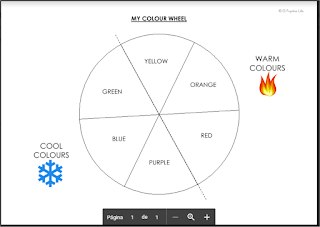 FICHA: WARM AND COOL COLOURS (CICLO INICIAL)