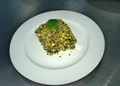 Receita de Bolo Gelado de Chocolate com Pistache
