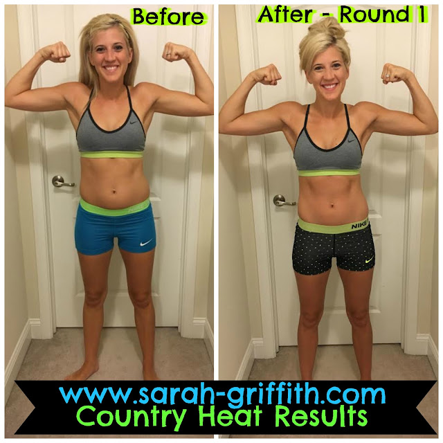 Country Heat Results, Womens Country Heat results, weight loss after a miscarriage, sarah griffith, country heat, country heat transformation, 