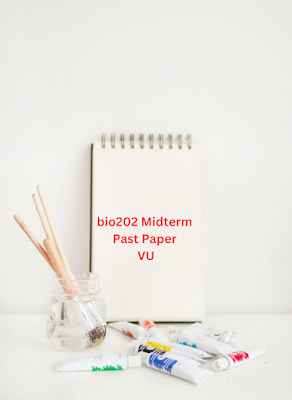 BIO202 Midterm Past Papers | Virtual University | Exam Prep Resources | vu exams | virtual university of Pakistan |studystore4.blogspot.com